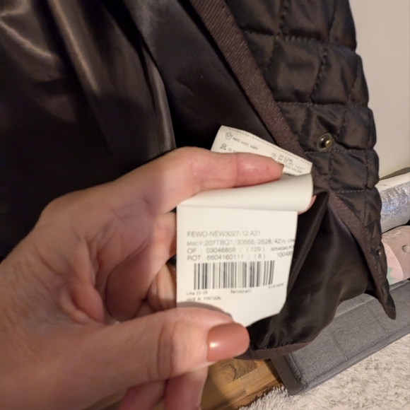 Burberry Brown Quilted Puffer Jacket - Picture 4 of 4